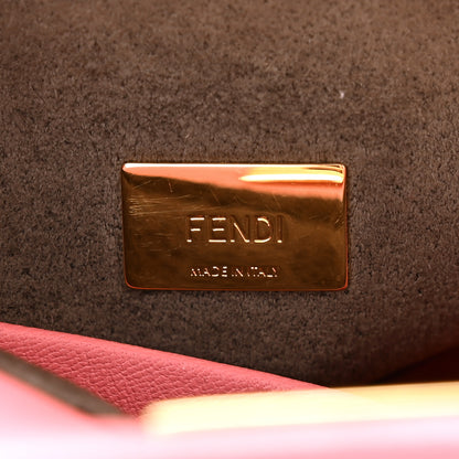Fendi Shiny Nappa Micro Peekaboo Iconic Satchel Rosa Fluo 7 of 11