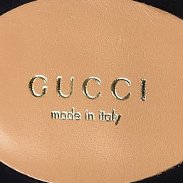 Gucci Calfskin Sandal Heels 37 Beige 9 of 9