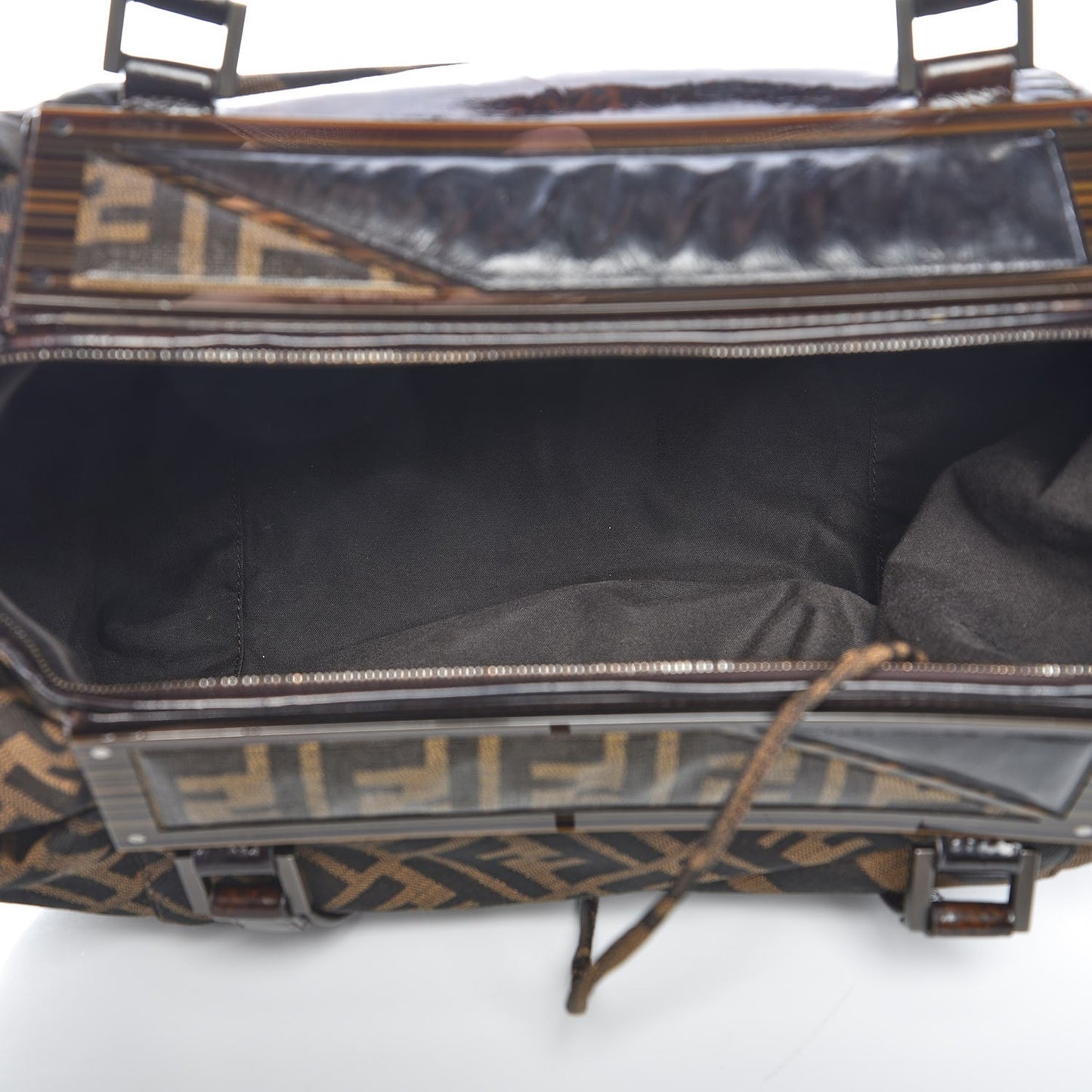 Patent Zucca To You Satchel Tobacco