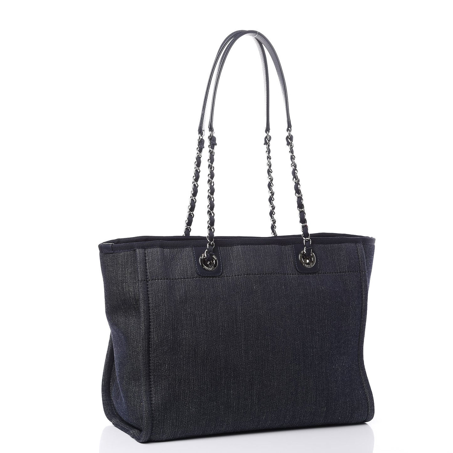 Denim Small Deauville Tote Dark Blue