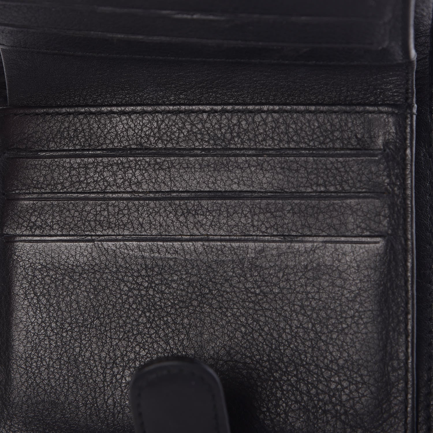 Chanel Lambskin Diamond Stitched Compact Wallet Black 12 of 12