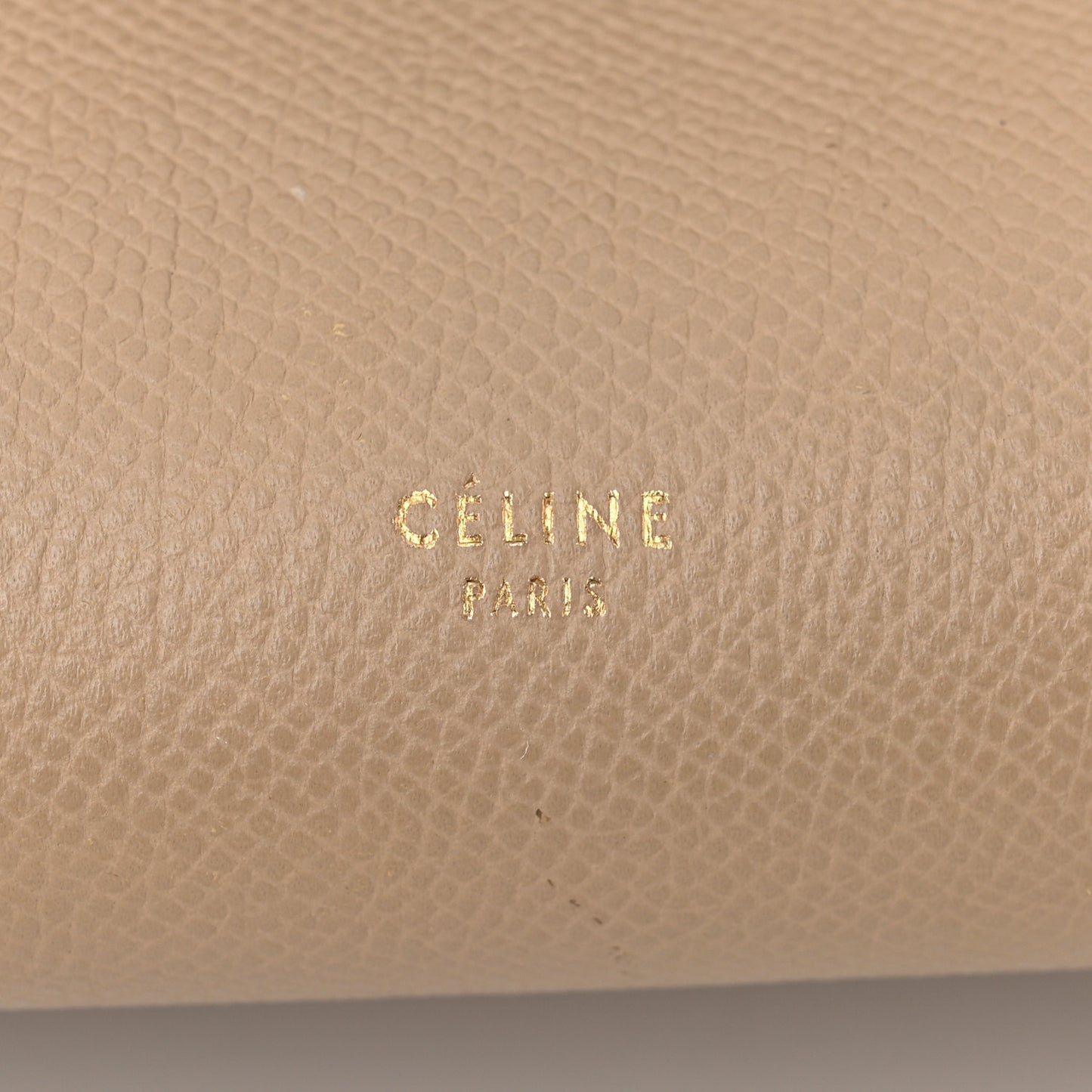 Grained Calfskin Mini Belt Bag Light Taupe