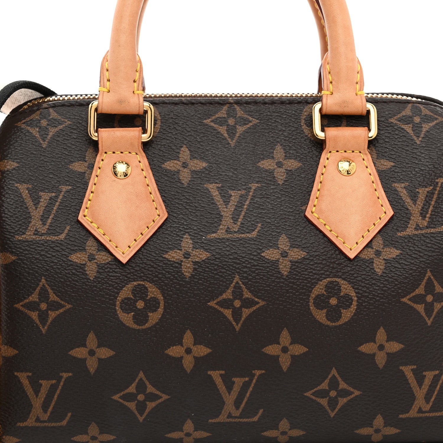 Louis Vuitton Monogram Speedy Bandouliere 20 Black 7 of 9