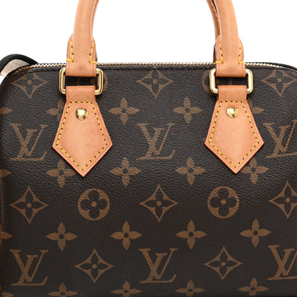 Louis Vuitton Monogram Speedy Bandouliere 20 Black 7 of 9