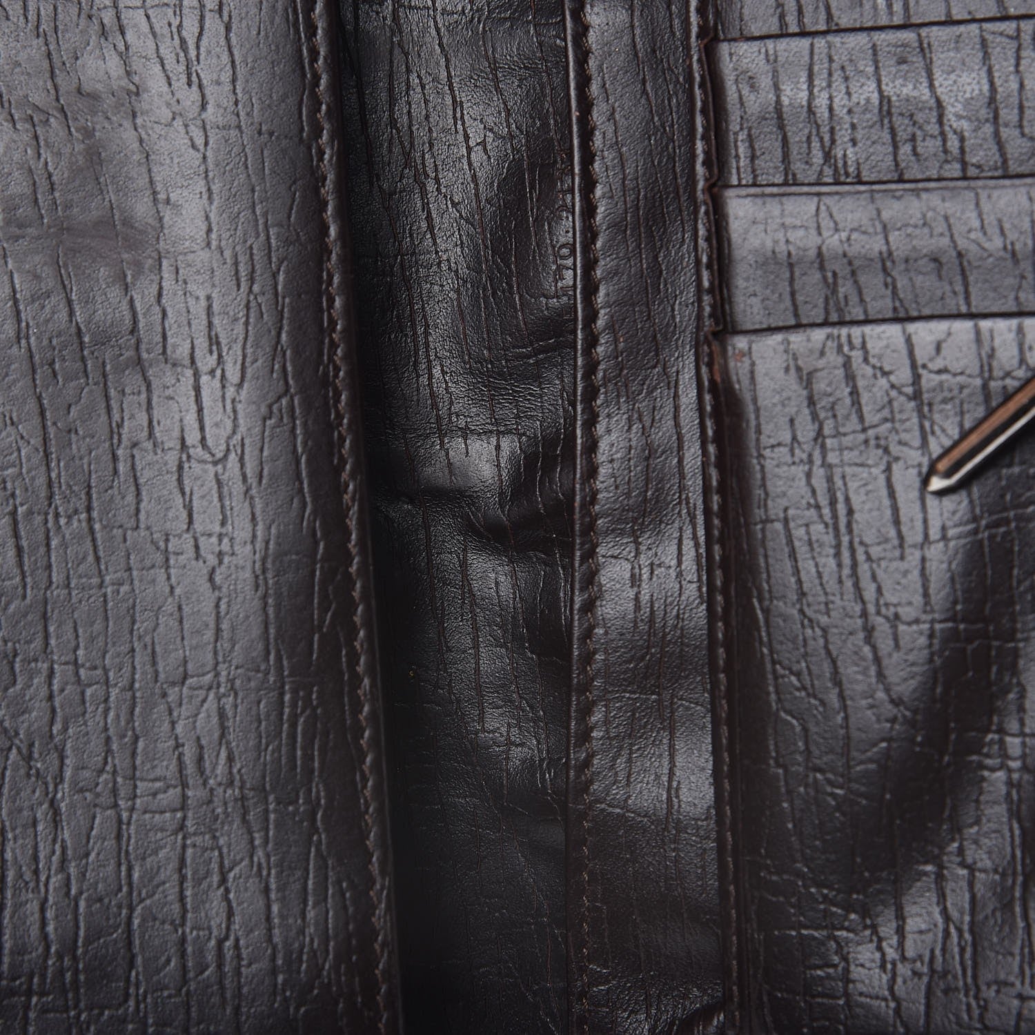 Gucci Monogram Calfskin Web Blake Continental Wallet Brown 10 of 13