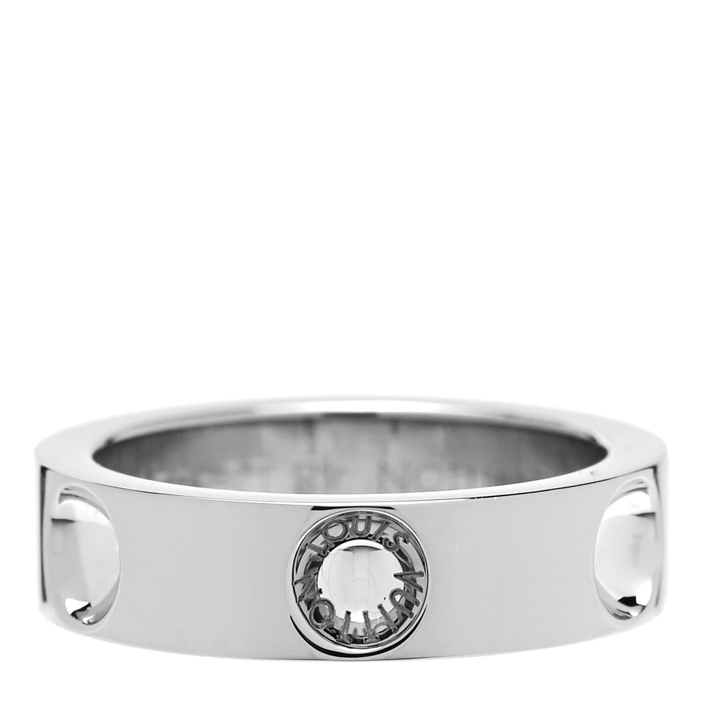 18K White Gold Empreinte Ring 48 4.5