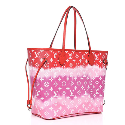Louis Vuitton Monogram Escale Neverfull MM Rouge 3 of 11