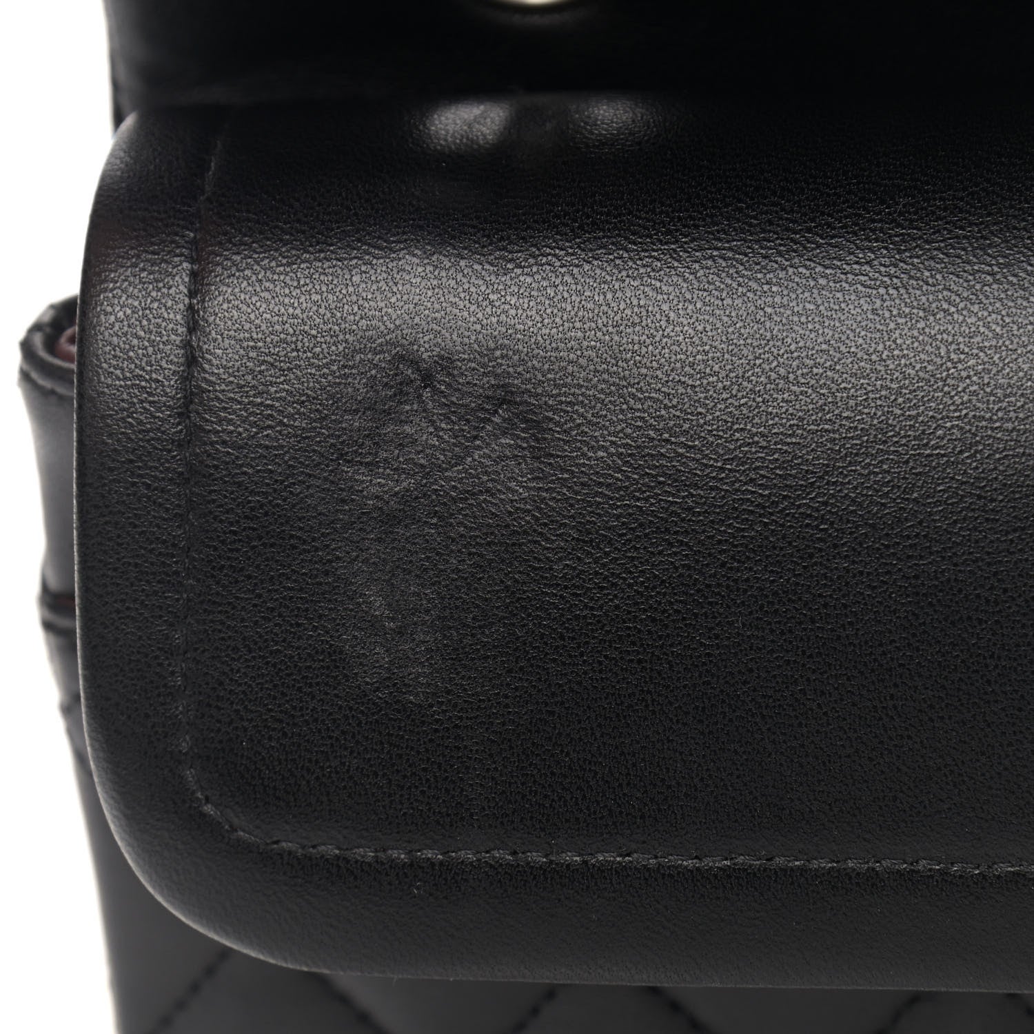 Chanel Lambskin Quilted Medium Double Flap Black 9 of 12