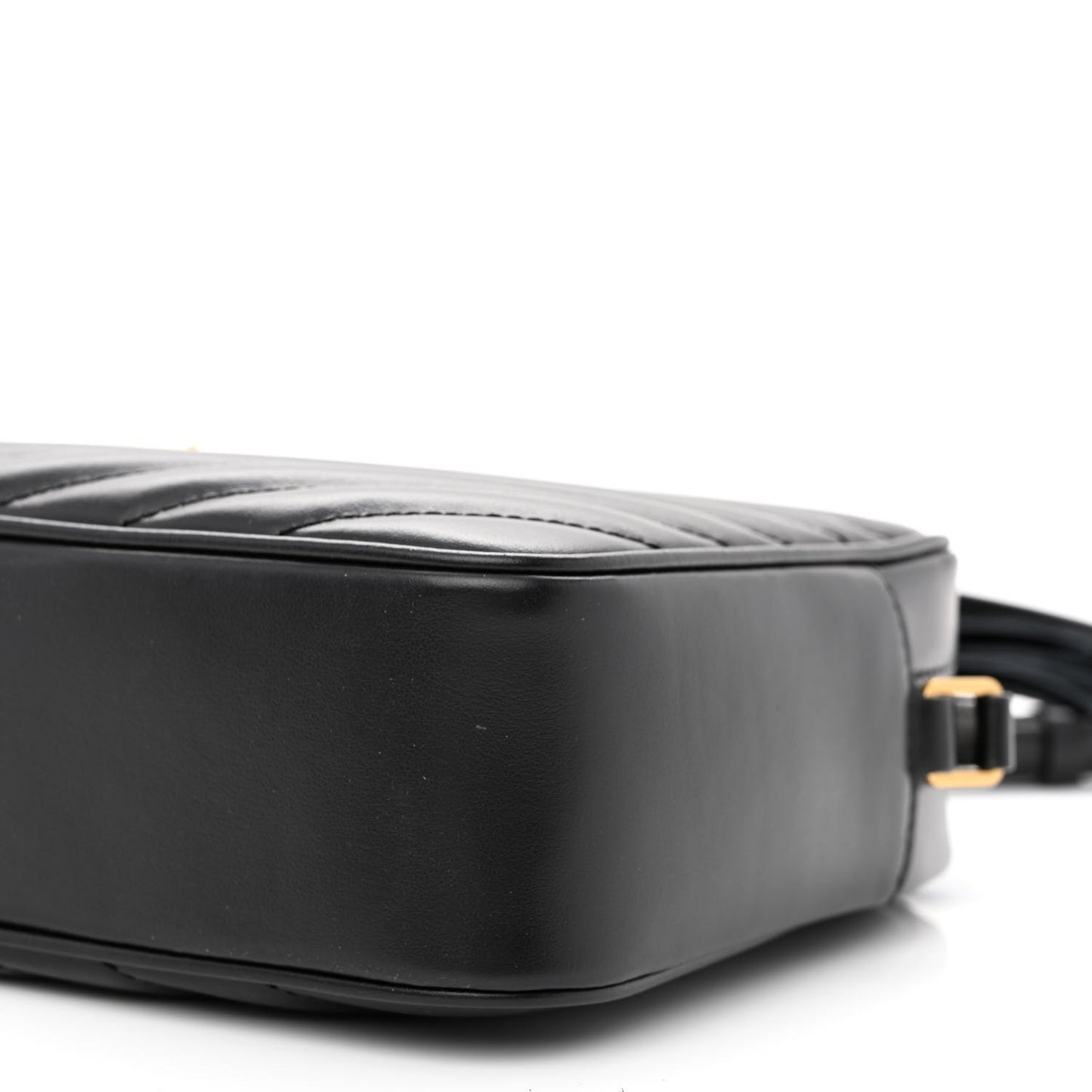 Calfskin Matelasse Monogram Lou Camera Bag Black