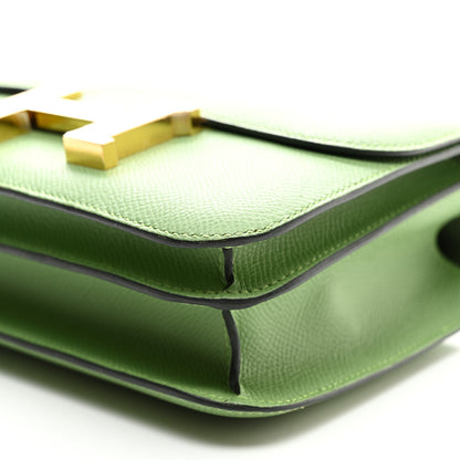 Hermes Epsom Constance 18 Vert Criquet 10 of 10