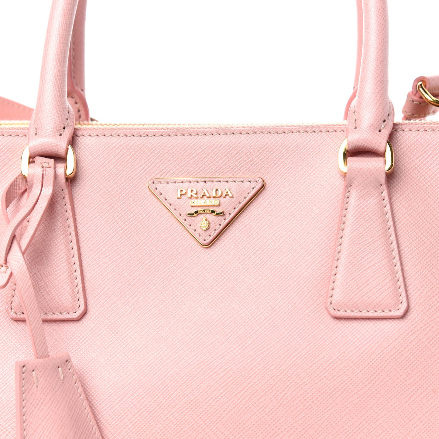 Saffiano Small Galleria Double Zip Tote Orchidea