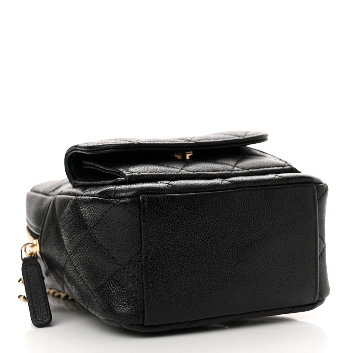 Chanel Caviar Quilted CC Mini Classic Backpack Black 4 of 10