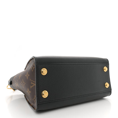 Louis Vuitton Calfskin Monogram On My Side PM Black 4 of 9