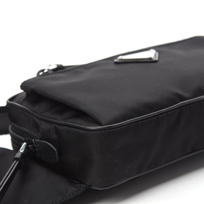 Prada Tessuto Nylon Saffiano Belt Bag Black 6 of 11