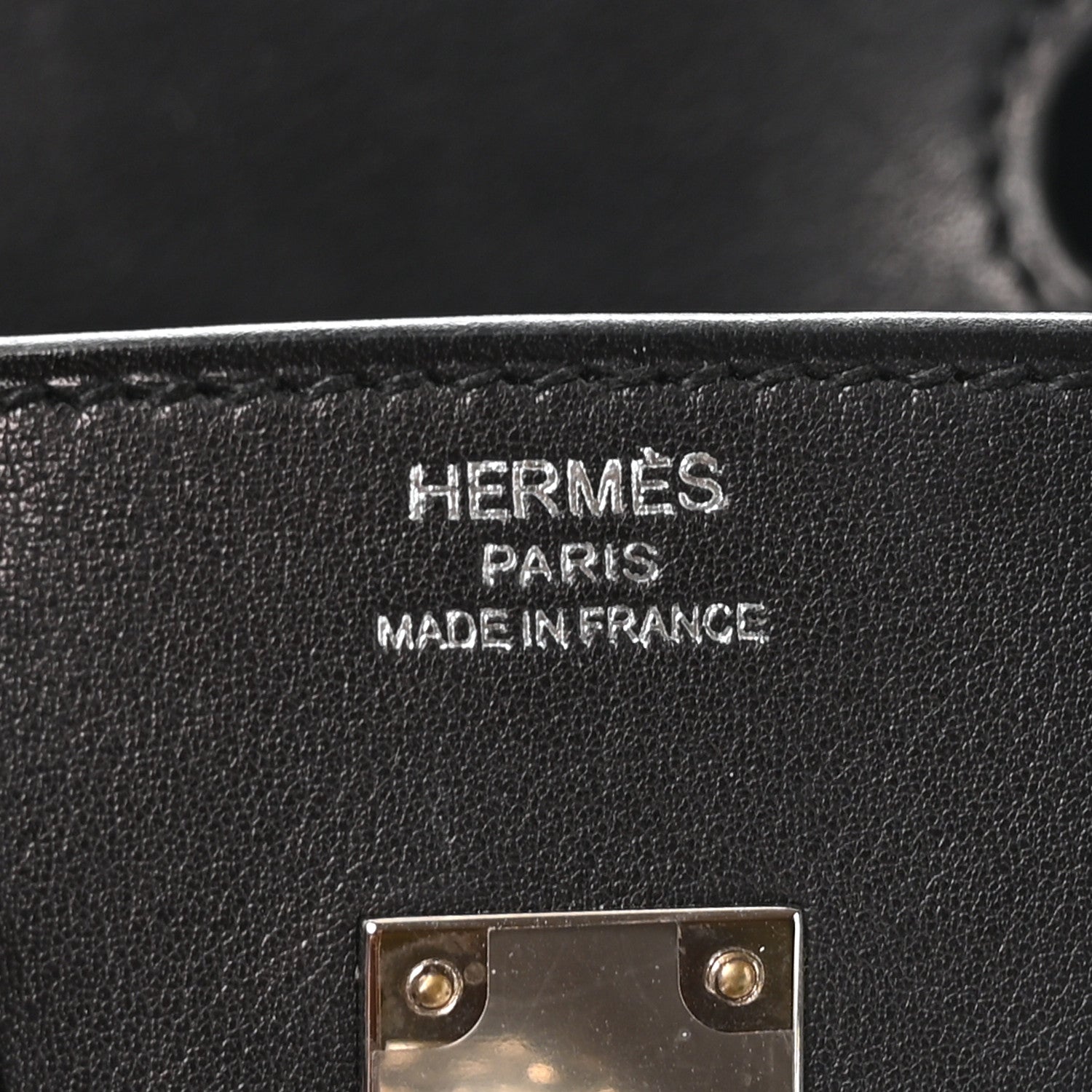 Hermes Veau Volupto Rock Birkin 25 Black 6 of 10