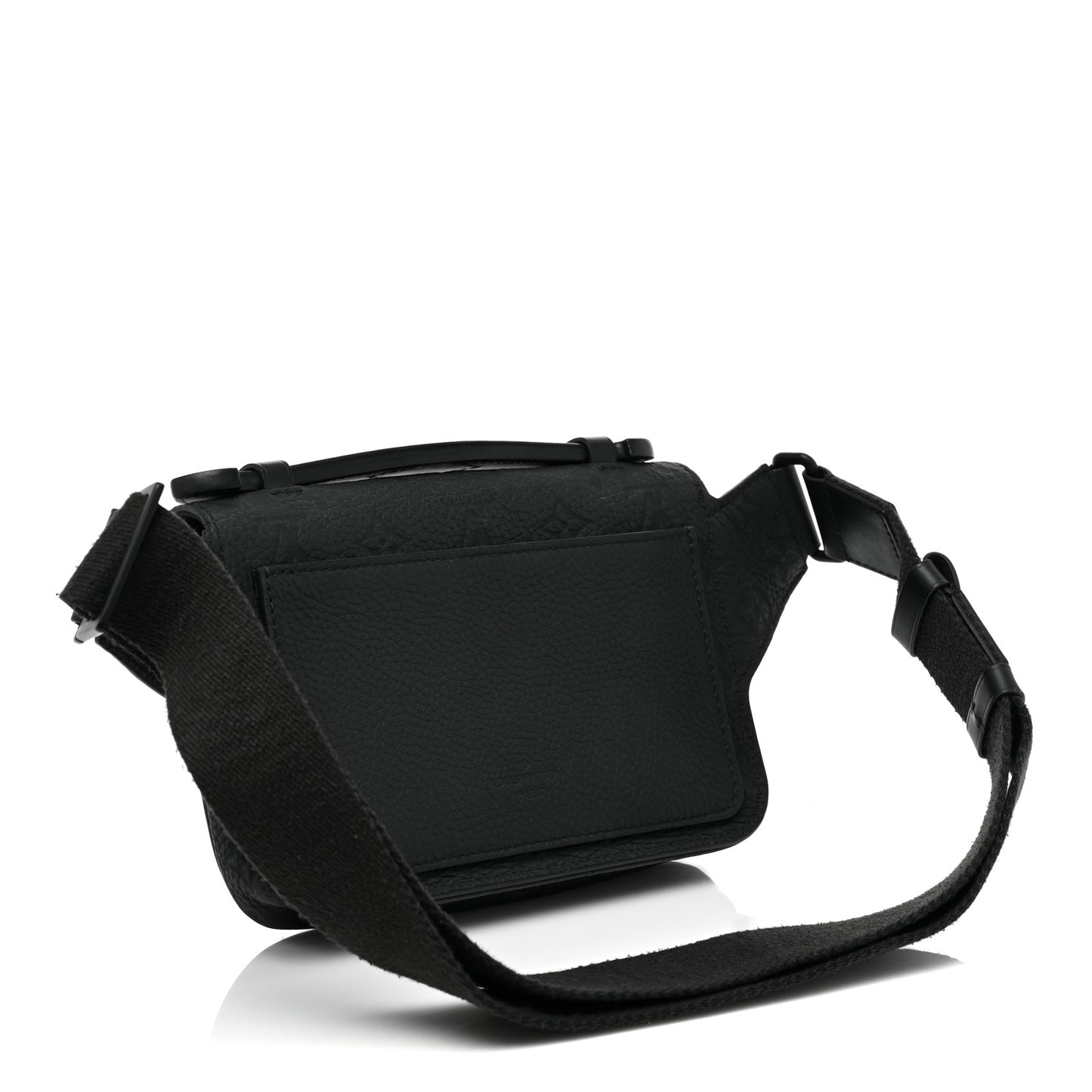 Taurillon Monogram S Lock Sling Bag Black