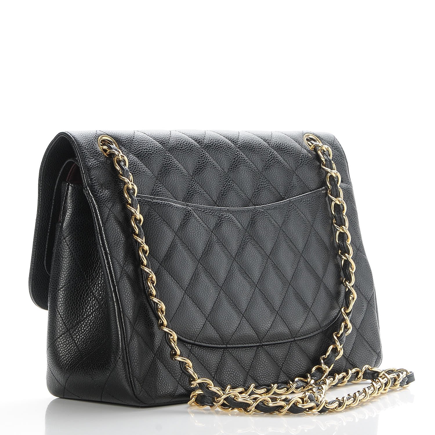 Chanel Caviar Quilted Jumbo Double Flap Black 4 of 8