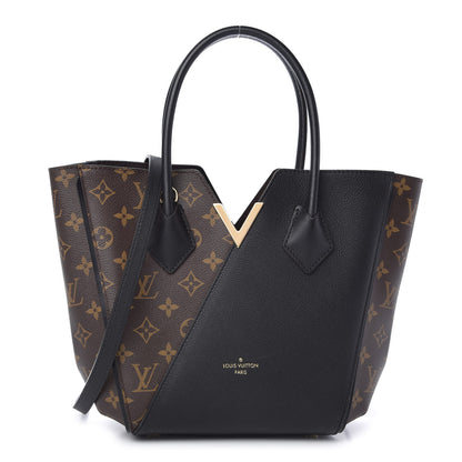 Louis Vuitton Calfskin Monogram Kimono Tote PM Black 1 of 9