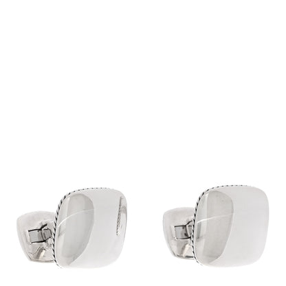 David Yurman Sterling Silver Streamline Cushion Cufflinks 1 of 4