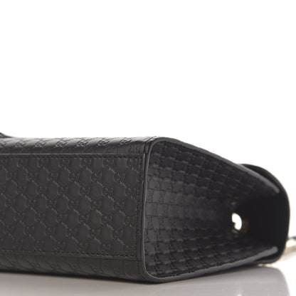 Gucci Microguccissima Medium Emily Chain Shoulder Bag Black 7 of 10