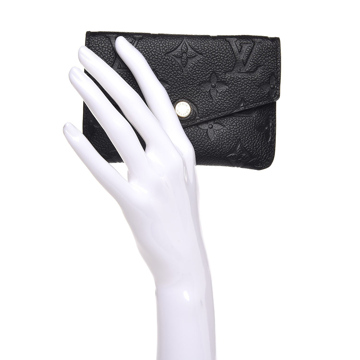 Louis Vuitton Empreinte Key Pouch Black 2 of 7