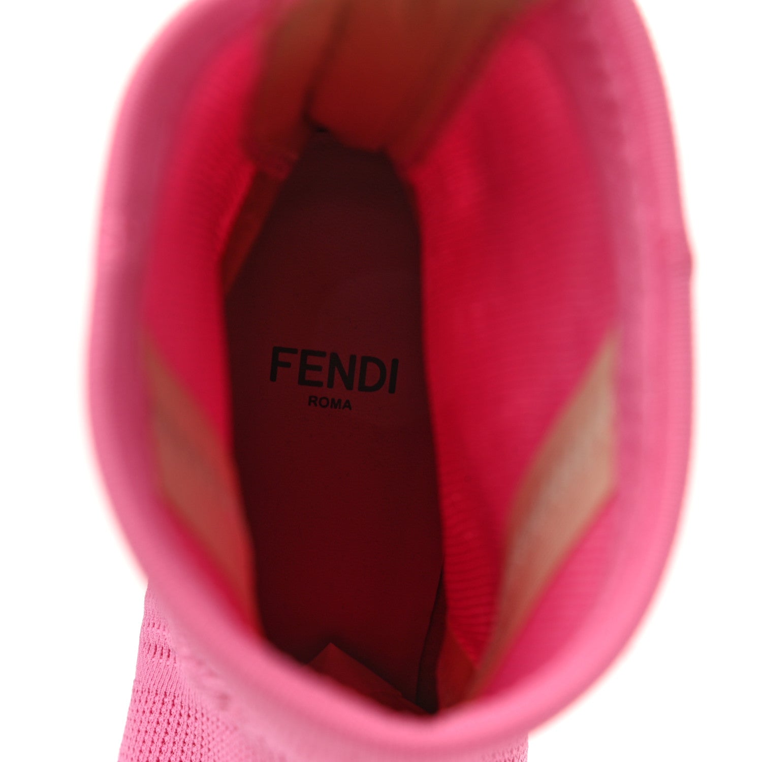 Fendi Technical 3D Mesh FFrame Ankle Boots 35.5 Pink 7 of 8