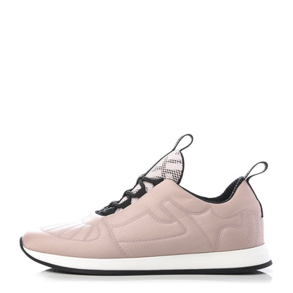 Fendi Nylon FFreedom Sneakers 35 White Rosa 1 of 10