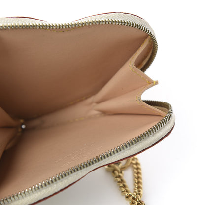 Louis Vuitton Monogram Multicolor Coeur Heart Coin Purse White 4 of 7