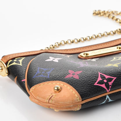 Louis Vuitton Monogram Multicolor Pochette Milla MM Black 9 of 11