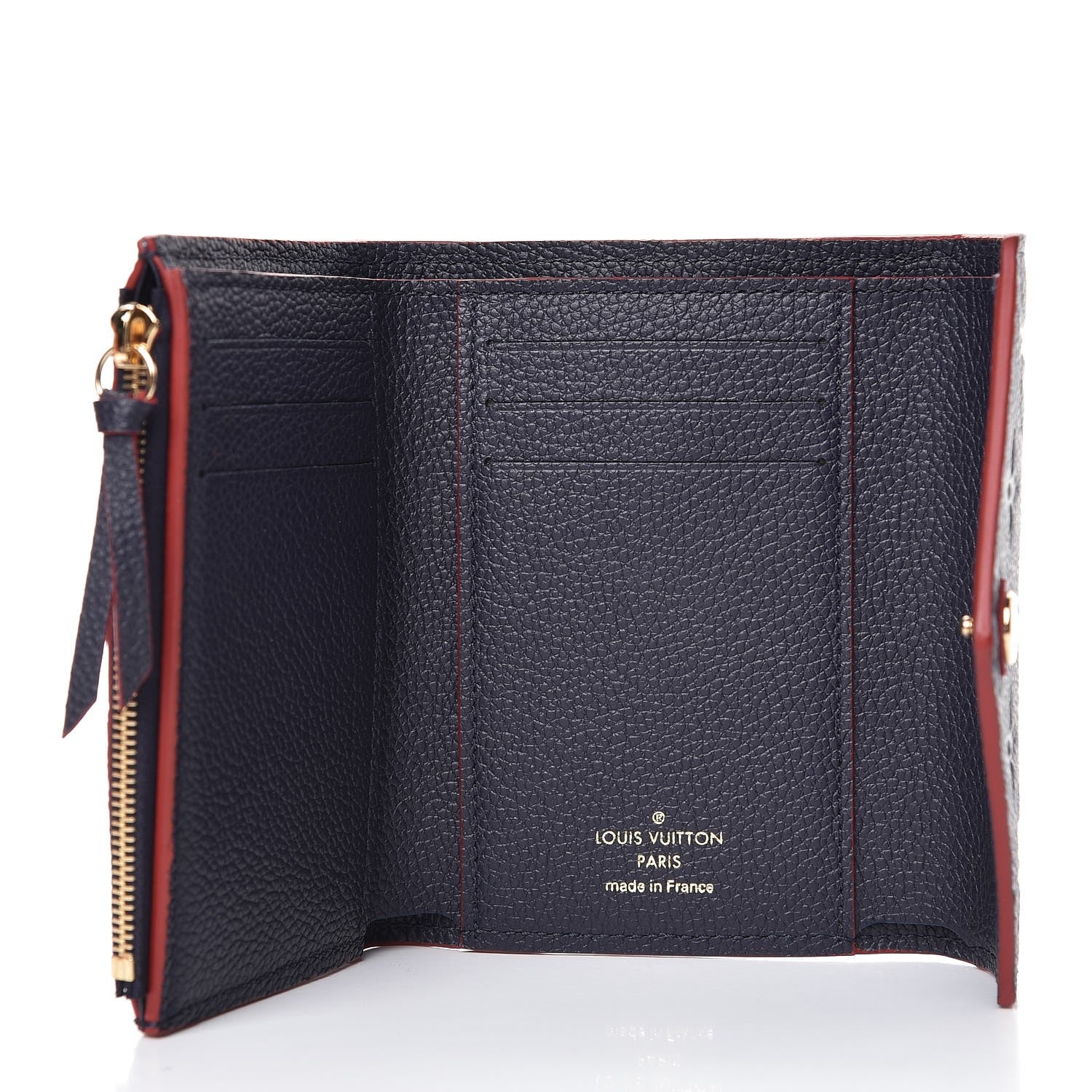 Louis Vuitton Empreinte Victorine Wallet Marine Rouge 5 of 8