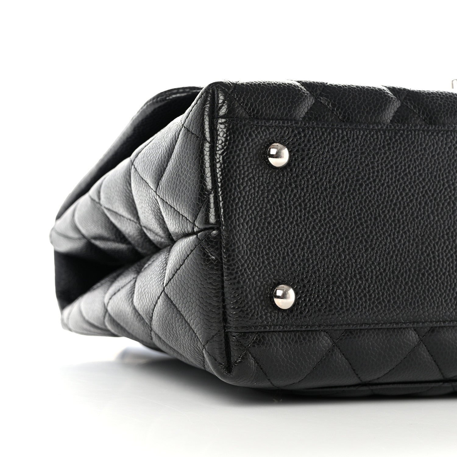 Chanel Caviar Quilted Jumbo Kelly Flap Bag Black 9 of 14