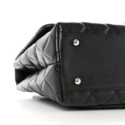 Chanel Caviar Quilted Jumbo Kelly Flap Bag Black 9 of 14