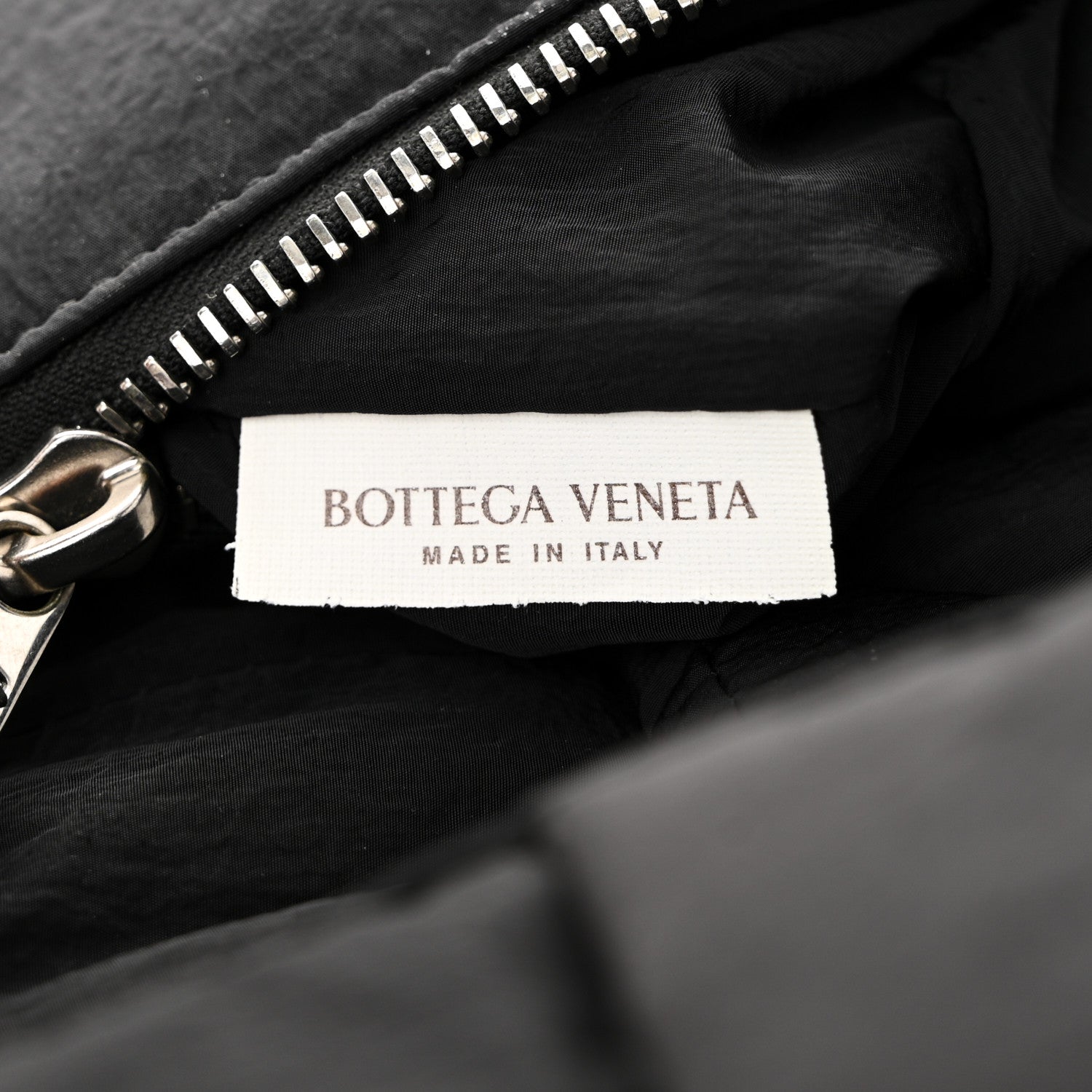 Bottega Veneta Nylon Intrecciato Padded Tech Cassette Bag Black 7 of 11