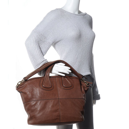 Givenchy Lambskin Medium Nightingale Shopper Tote Brown 2 of 10