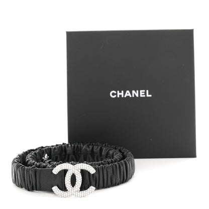 Chanel Calfskin Crystal CC Belt 90 36 Black 5 of 5