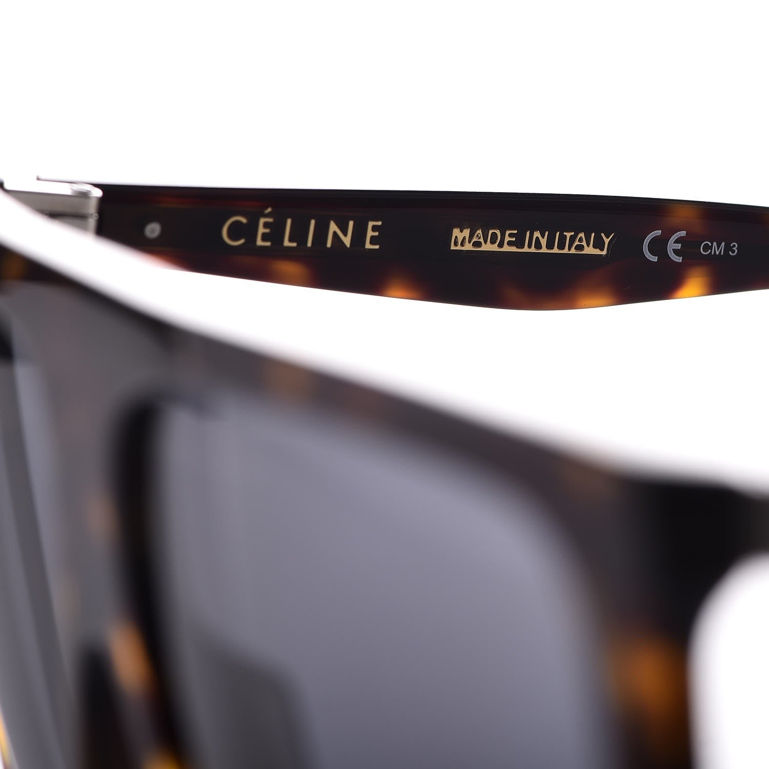 Celine Acetate Thin Shadow Sunglasses CL41435/S Tortoise 5 of 7