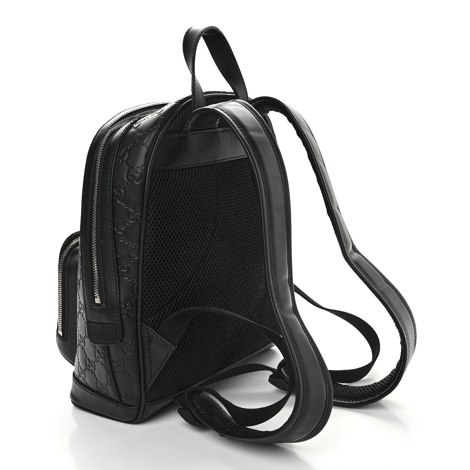 Gucci Guccissima Signature Small Day Backpack Black 3 of 9