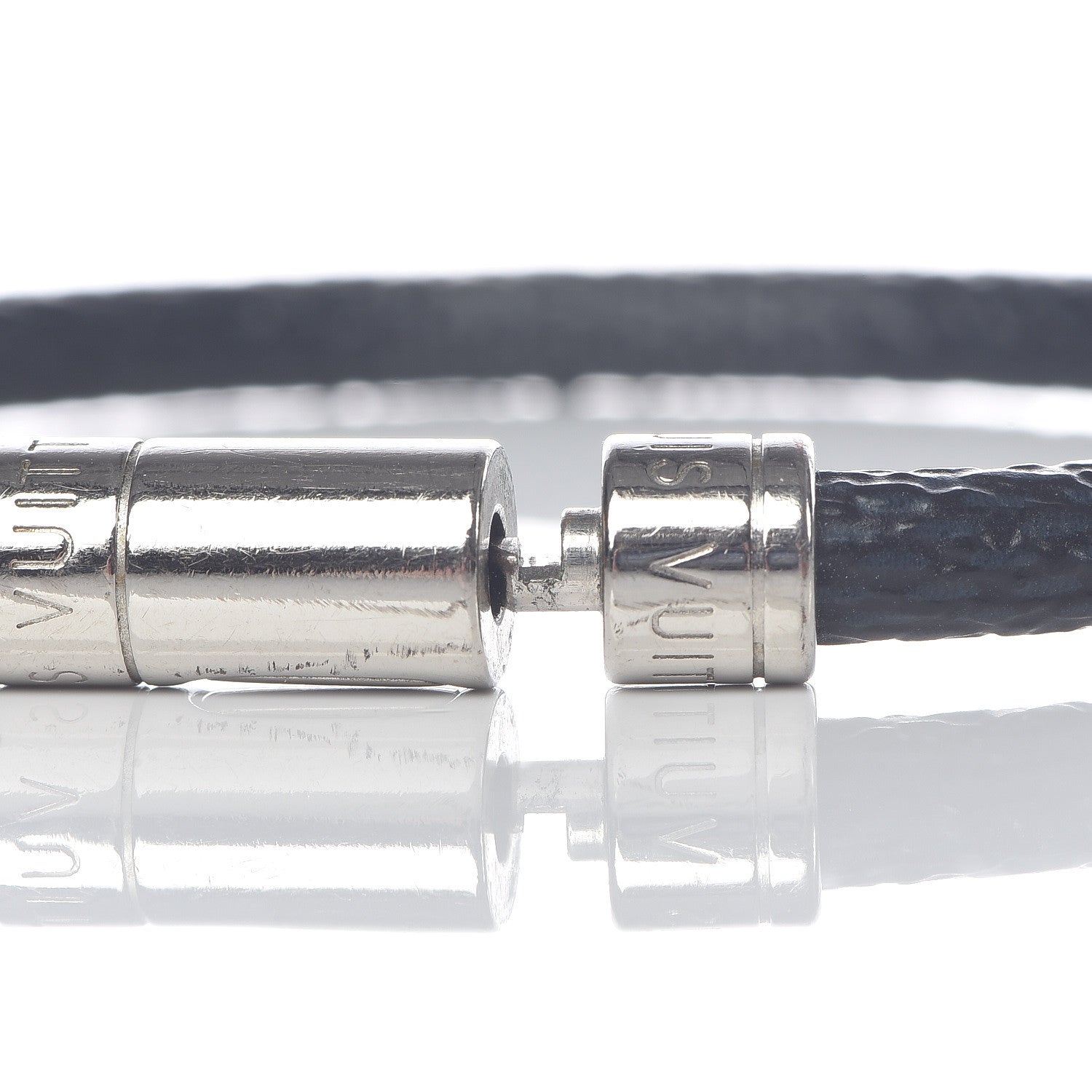 Louis Vuitton Damier Graphite Keep It Bracelet 19 4 of 5