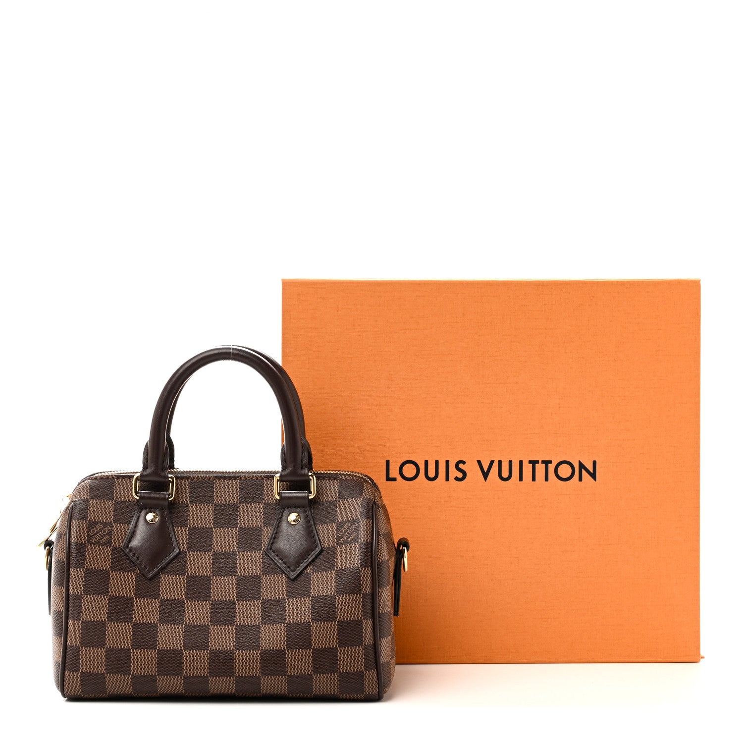 Louis Vuitton Damier Ebene Speedy Bandouliere 20 10 of 10