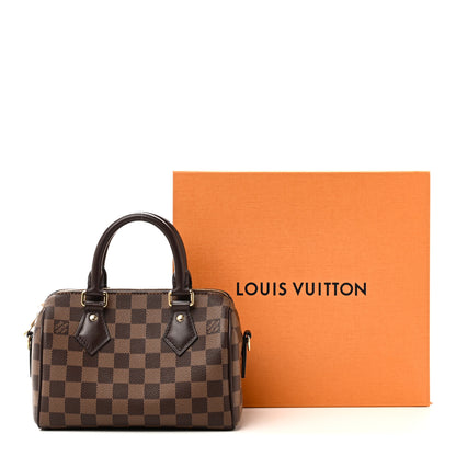 Louis Vuitton Damier Ebene Speedy Bandouliere 20 10 of 10