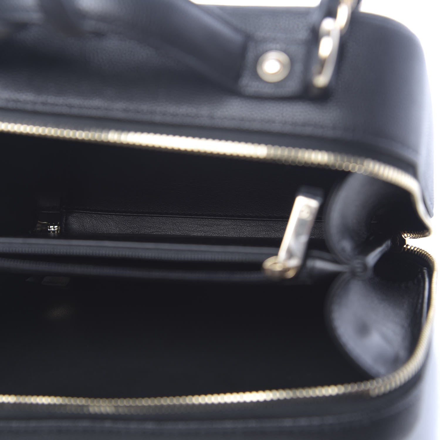 Chanel Caviar Quilted Medium CC Filigree Vanity Case Black 5 of 11