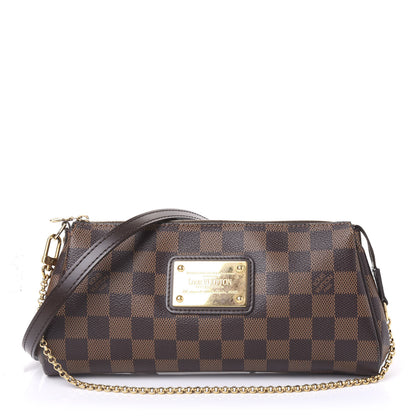 Louis Vuitton Damier Ebene Eva Clutch 1 of 10