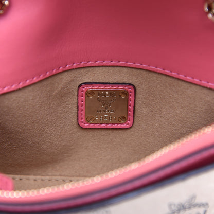 MCM Visetos Millie Crossbody Beige Pink 8 of 10