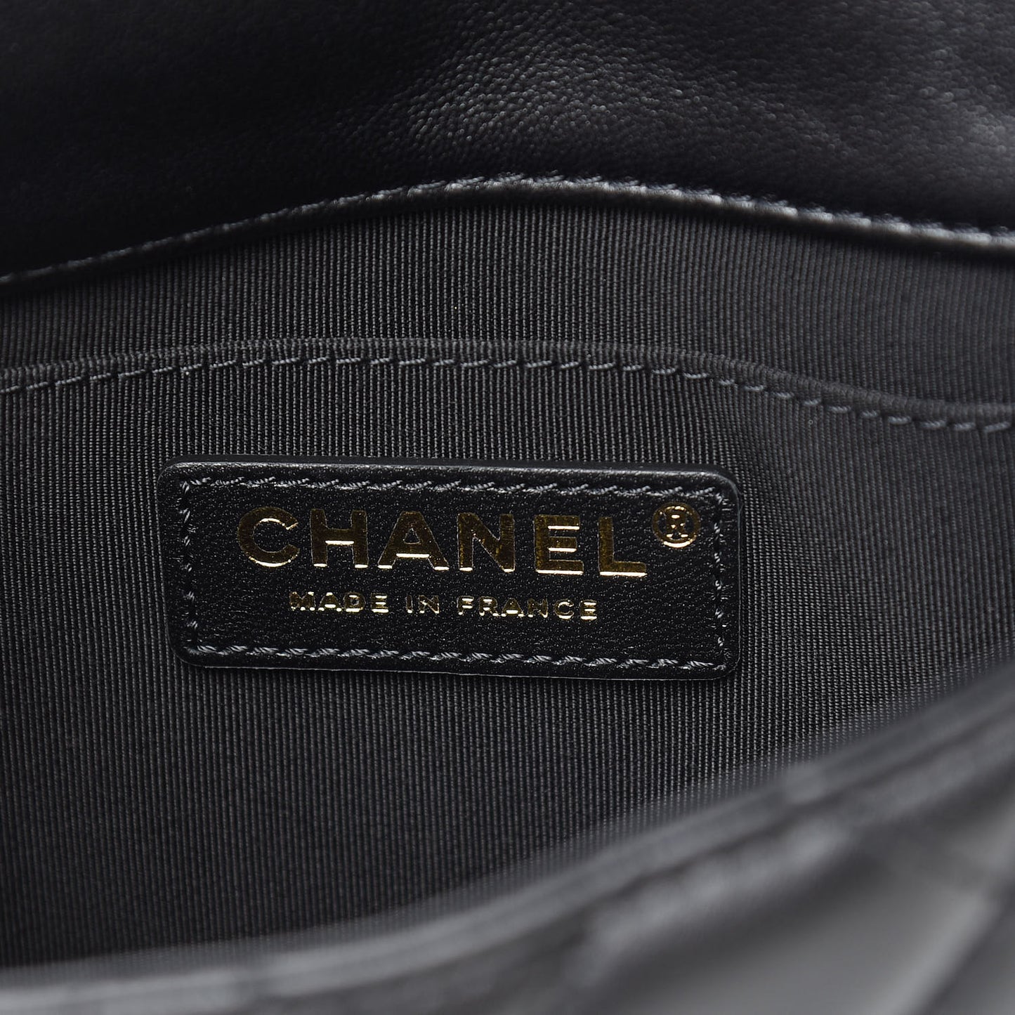 Lambskin Quilted Small My Precious Flap Black