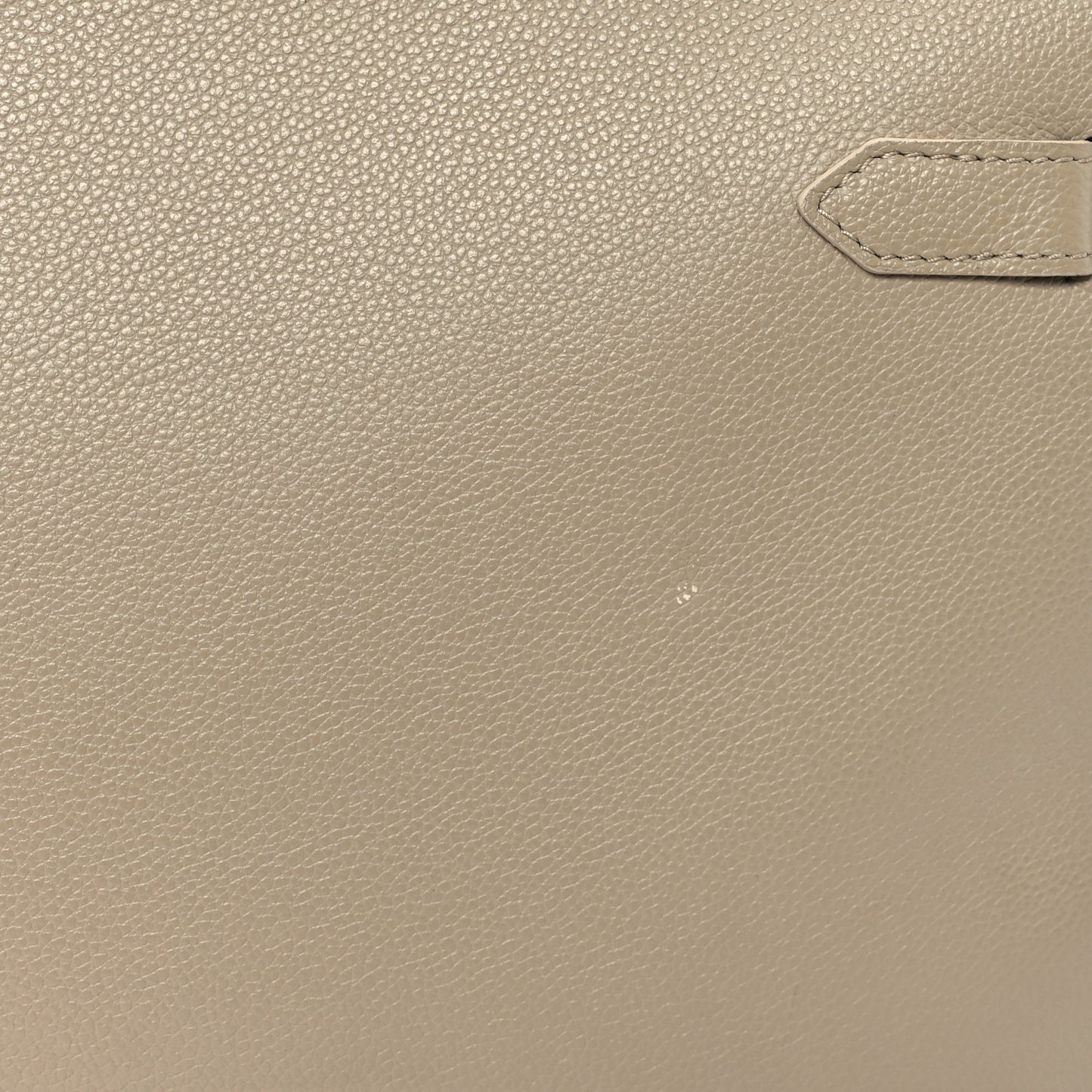 Grainy Calfskin Medium Title Bag Honey