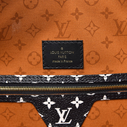 Louis Vuitton Monogram Giant Crafty Neverfull MM Creme Caramel 6 of 9
