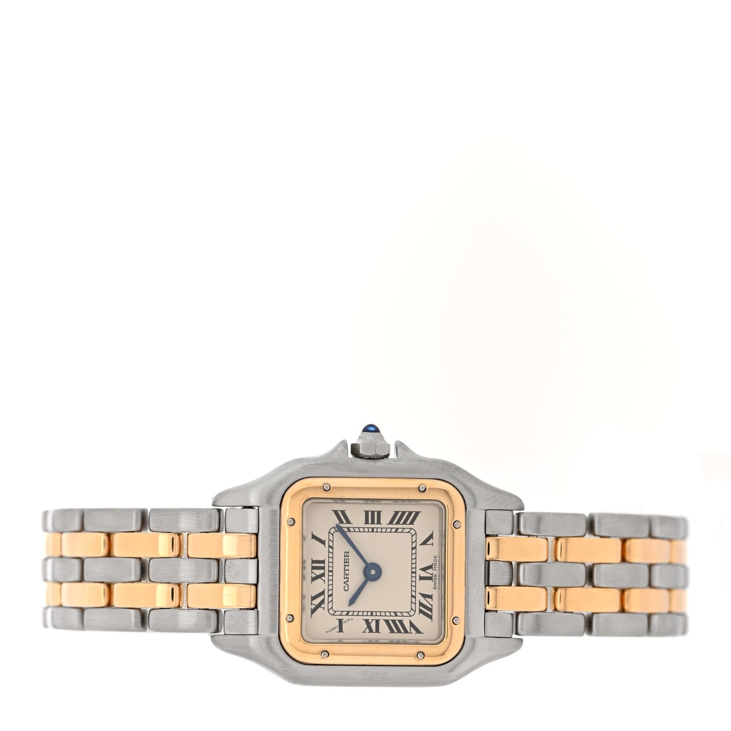 Cartier Stainless Steel 18K Yellow Gold 22mm Panthere Quartz Watch 2 of 4