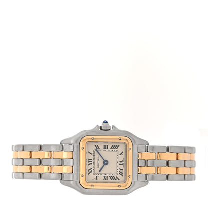 Cartier Stainless Steel 18K Yellow Gold 22mm Panthere Quartz Watch 2 of 4