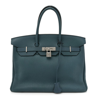Hermes Togo Birkin 35 Bleu Tempete 1 of 11