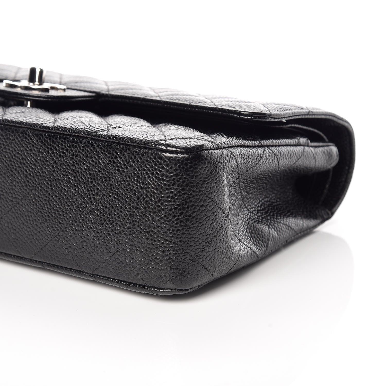 Chanel Caviar Quilted Medium Double Flap Black 7 of 10